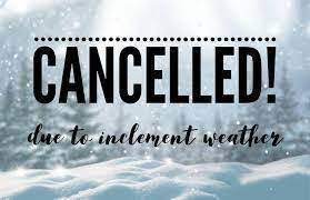 inclement weather inclement weather